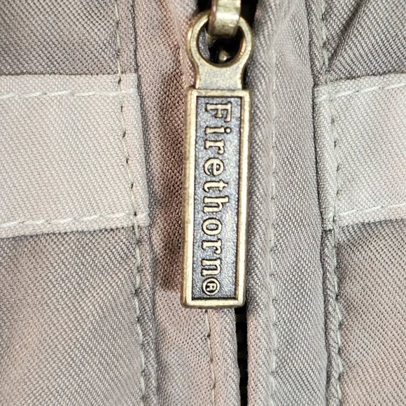 Firethorn Jacket Vest Convertable Mens Sz Large Zip Off Arms Beige Pullover Golf - Picture 10 of 14